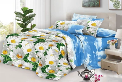 Полуторний комплект постільної білизни Vital - Textile Бязь 3D Premium 150х220 см BP1,5-266-70 Р