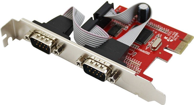 Плата розширення Unitek PCI-E x2 to RS232 (2 порта), MCS9835CV (Y-7504) (4894160003713)