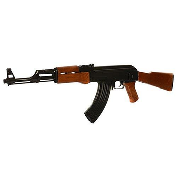 Автомат Калашников металевий пневматичний, кульки 6 мм. Довжина 87 см. Вага 1.8 кг