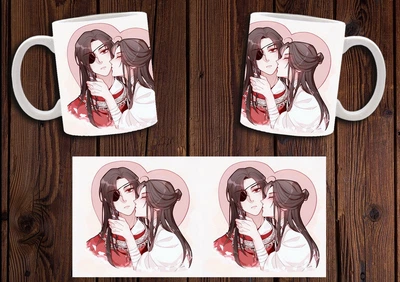 Кружка CupKit "Благословение небожителей / Tian Guan Ci Fu" №17 330мл белая