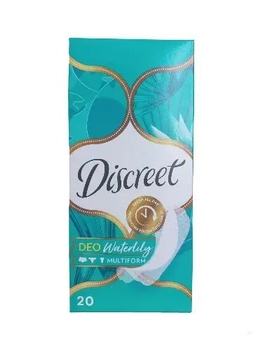 Щоденні прокладки Discreet DEO Waterlily (Водяная лилия) multiform (мультиформ) 20 шт (123627)