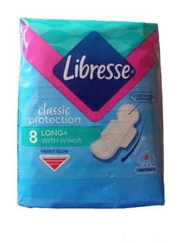 Гігієнічні прокладки Libresse Classic Protection Long 8 шт