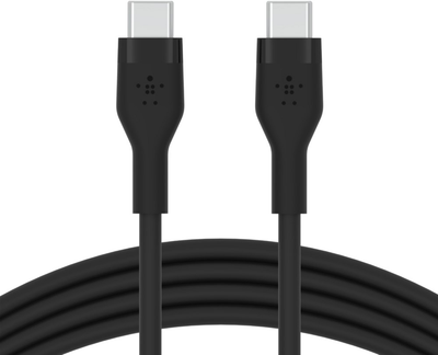 Кабель Belkin USB-C - USB-C 2.0 Silicone 3 м Black (CAB009BT3MBK)