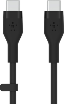 Кабель Belkin USB-C - USB-C 2.0 Silicone 3 м Black (CAB009BT3MBK)