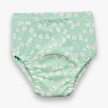 Тренировочные муслиновые трусики Kiddie Widdie 6-ти слойные Цветочки 9-13 кг размер М