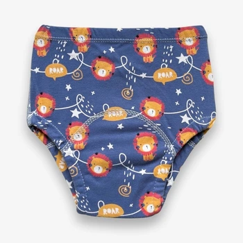 Тренировочные муслиновые трусики Kiddie Widdie 6-ти слойные Львы 9-13 кг размер М