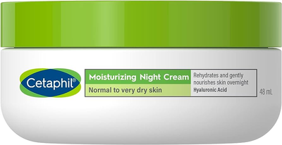 Krem do twarzy nawilżający Cetaphil Facial na noc Normal Dry Skin 48 ml (3499320009737)