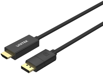 Кабель Unitek DisplayPort 1.2 - HDMI 4K 60 Гц 1.8 м (4894160048462)