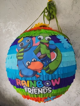 Пиньята Сказочный мир fainbow friends Радужные друзья обхват-110см диаметр-35см