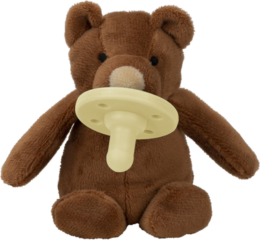 Пустушка MinikOiOi силіконова з м'якою іграшкою Sleep Buddy - Moi (101010008)