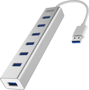 Hub USB Unitek Y-2160 USB 3.0 7-w-1 (48941600174370)