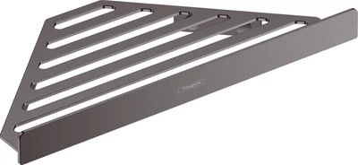 Полка для ванной HANSGROHE AddStoris 41741340 угловая черный матовый хром
