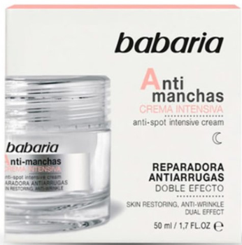 Krem do twarzy Babaria Anti-Dark Spot Intensive Cream 50 ml (8410412100144)