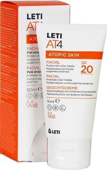 Крем для обличчя Leti At4 Facial Cream 50 мл (8431166180039)