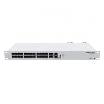 Комутатор Mikrotik CRS326-24S+2Q+RM 24хSFP+ 2хQSFP+ USB 1хRJ45 керований в стійку