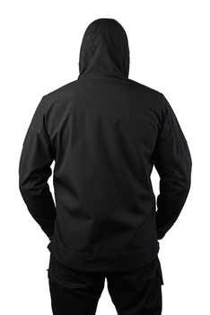 Тактична куртка SMILO soft shell XS black