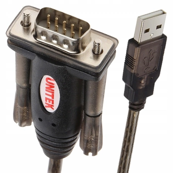 Kabel Unitek Y-105A USB 1 x RS-232 z adapterem DB9F/DB25M (4894160001399)
