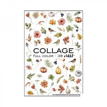 Слайдер-дизайн для ногтей Collage FC-38 Золотая осень (2100994270408)