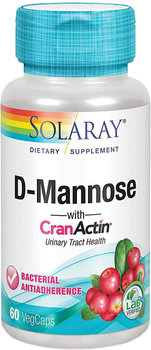 Suplement diety Solaray D-Manosa-Crananctin 60 kapsułek (76280117776)