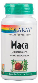 Suplement diety Solaray Maca 525 Mg 100 kapsułek (76280760125)