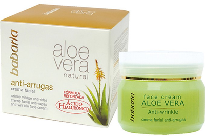Krem do twarzy Babaria Natural Anti Wrinkle Face Cream Aloe Vera 50 ml (8410412026239)