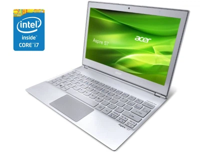 Ультрабук Б-класс Acer Aspire S7-391 / 13.3" TN / Intel Core i7-3537U (2(4) ядра по 2-3.1 GHz) / 4GB DDR3 / 240GB SSD / HD Graphics 4000 / WebCam / Win10 Home / АКБ не держит б/у