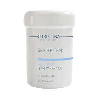 Азуленовая маска красоты для чувствительной кожи Christina Sea Herbal Beauty Mask Azulene, 250 мл