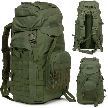 Тактичний рюкзак на 60л (35x27x60см), М14 Оливковий