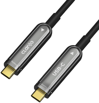 Kabel Claroc USB-C - USB-C 4K 60 Hz 10 m (CLAROC-USBC-10M)