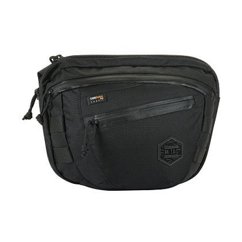 Сумка тактическая через плечо на грудь M-TAC Sphaera Hardsling Bag Large Elite Black для пистолета (сумка на пояс)