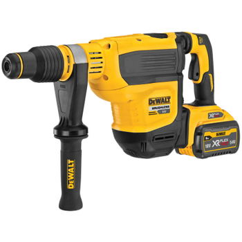 Перфоратор DeWALT бесщёточный, SDS-MAX, 54 В, 10.5 Дж, 2 реж. кейс (DCH614X2)