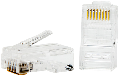 Конектор Unitek RJ-45 Cat 6 100 шт Clear (Y-OT19TP)