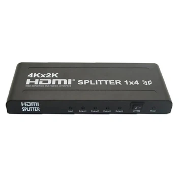 HDMI 1 на 4 порти активний спліттер 2K 4K 1080P з блоком живлення
