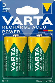 PILES RECHARGEABLES HR03 1.2V 800mAh NiMH Recharge Accu Power BL2 VARTA /  MEGA-PILES