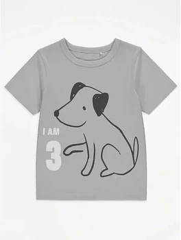 Футболки детская серая Dog 3 George 98-104см (400092928)
