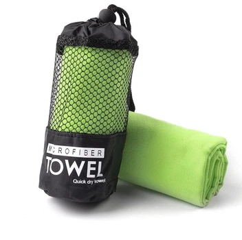 Микрофибровое, спортивное, полотенце "Microfiber Towel" салатовый 40х80 см