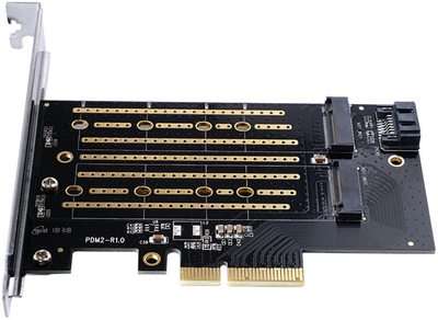 Контролер Orico PCI-E - M.2 NVMe и M.2 SATA (6954301193258)