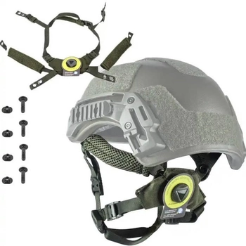 Система подвески Team Wendy тактического шлема FAST MICH олива зеленая