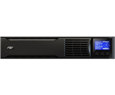 ДБЖ FSP Champ 2 kVA, RM, IEC (CH-1102RS), 2000VA/1800W, CE, W/CSB 12V9AH*4, W/USB PORT & CABLE, LCD, Rack STD