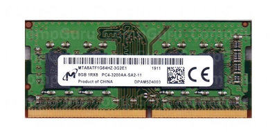 Ноутбучная оперативная память Micron DDR4 8GB 3200MHz SO-DIMM 1Rx8 PC4-3200AA (MTA8ATF1G64HZ-3G2E1)