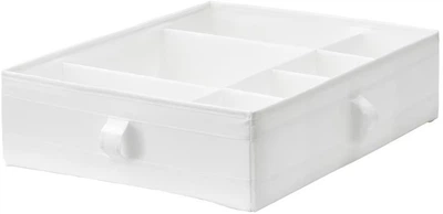 Ящик IKEA SKUBB з відділенням 44 x 34 x 11 см Білий (10185593)