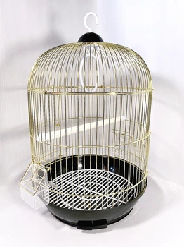 Клетка для птиц А309G Gold 33*53см Золотая Клетка