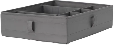 Ящик IKEA SKUBB з відділенням 44 x 34 x 11 см Темно-сірий (50400005)