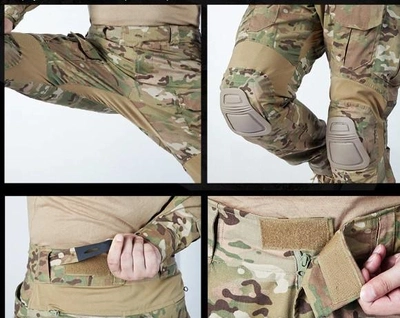 Тактичні штани IDOGEAR Gen3 Combat v2 розмір М мультикам з наколінниками