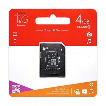 MicroSDHC 4gb uhs-i Class 10 t&g + SD-adapter (tg-4gbsdcl10-01)
