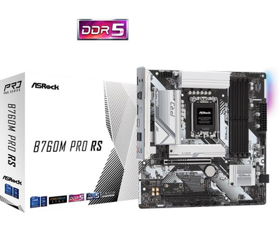 Материнская плата ASRock b760m Pro rs (s-1700, Intel b760, ddr5)