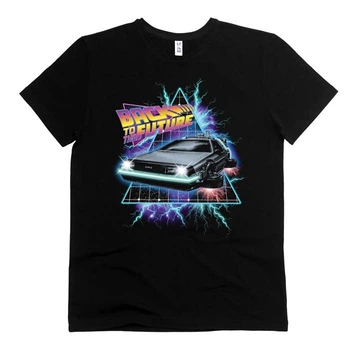 Футболка EPIC чоловіча Назад в Майбутнє (Back To The Future) чорна розмір L