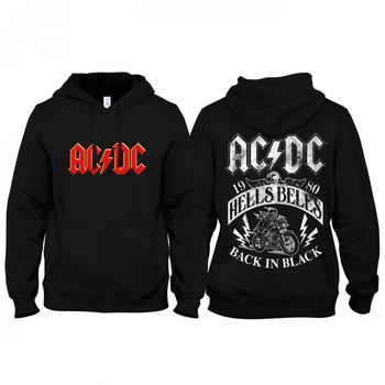 Толстовка Epic чоловіча чорна AC/DC Back In Black двостороння розмір S