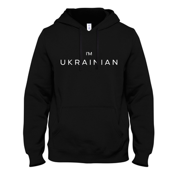 Толстовка Epic чоловіча чорна I'm Ukrainian розмір XL