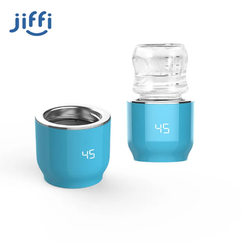 Компактний підігрівач для пляшечок Jiffy з акумулятором та індикатором тепла від USB Blue